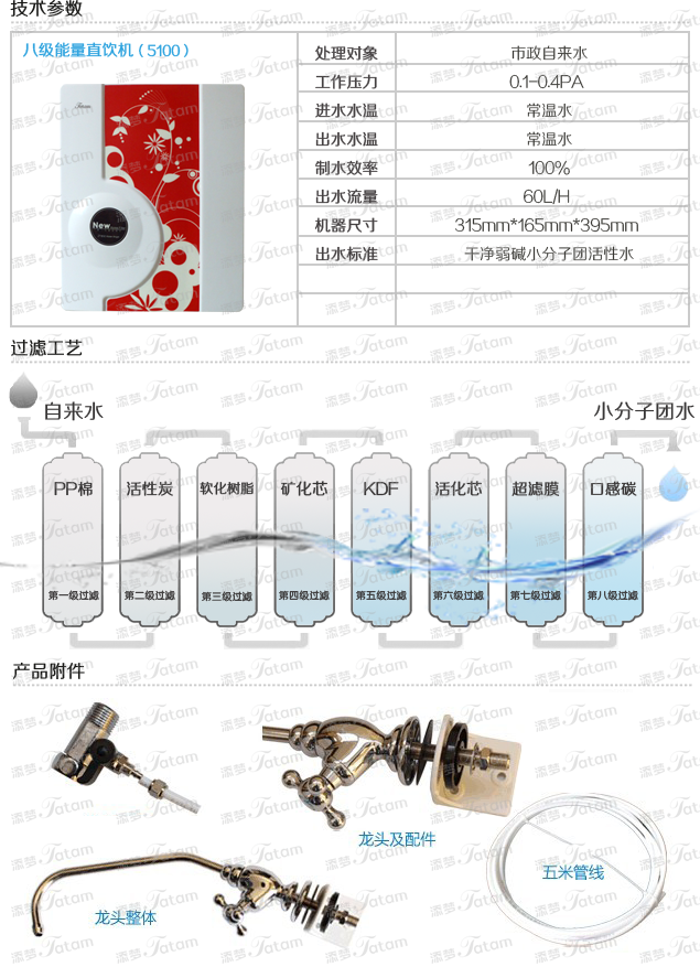 TATAM,添梦，净水器，幽都联盟股份有限公司